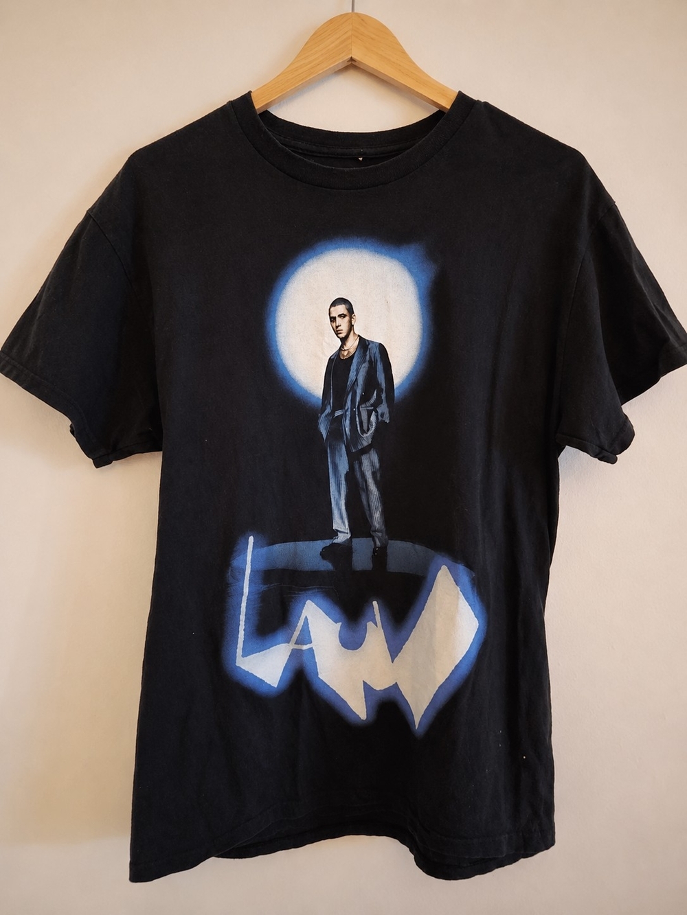 Lauv All 4 Nothing Tour T-Shirt 2022 Black Graphic Concert Tee Men's Medium
